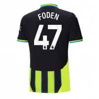 Fotbalové Dres Manchester City Phil Foden #47 Venkovní 2024-25 Krátký Rukáv